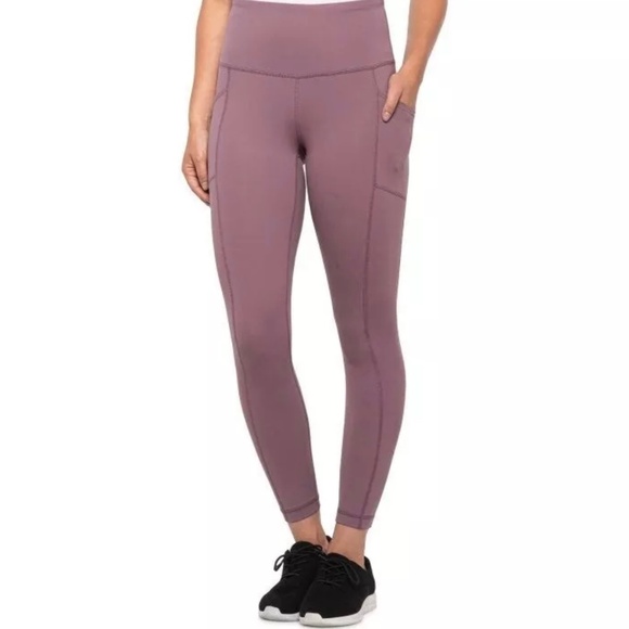 Yogalicious Leggings with Pockets Mauve Colour - Picture 1 of 2